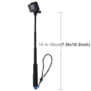 Puluz Kijek Selfie Stick do kamer sportowych PZ150 (czarny) - Selfie stick - miniaturka - grafika 5