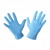 Rękawiczki jednorazowe - LAHTI PRO Rękawice ochronne jednorazowe z nitrylu 100 szt rozmiar 7 L220807B LPL220807B - miniaturka - grafika 1