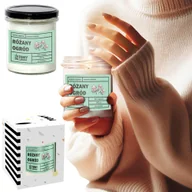 Świece - Świeca sojowa naturalna zapachowa RÓŻANY OGRÓD- najlepsza aromatyczna bezpieczna ręcznie robiona w szklanym słoiczku 300ml 50h palenia na prezent up.. - miniaturka - grafika 1