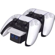 Akcesoria do Playstation - Venom Venom PS5 Podwójna stacja dokująca white - miniaturka - grafika 1