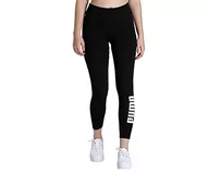 Legginsy - PUMA Legginsy z Logo Power, Czarny, M Kobiety, Czarny, M - miniaturka - grafika 1