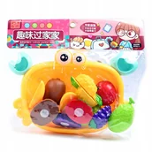 Zabawy w naśladowanie dorosłych - SZTUCZNE JEDZENIE NA RZEP OWOCE DO KROJENIA - miniaturka - grafika 1