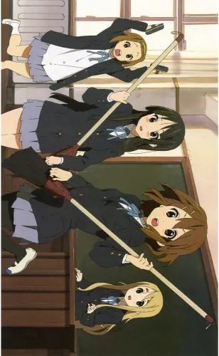 Plakat Anime Manga K-on! KON_058 A2 (custom)