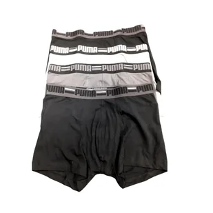 PUMA BOKSERKI BASIC BRAND 4-PACK 93819701 r L - Majtki męskie - miniaturka - grafika 1
