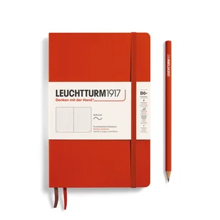 Notatnik Leuchtturm1917 Paperback B6+, Kropki, Fox Red - Notesy i bloczki - miniaturka - grafika 1
