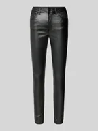 Spodnie damskie - Jeansy o kroju skinny fit z efektem błyszczącym model ‘SARAH’ - miniaturka - grafika 1