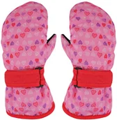 Rękawiczki dla dzieci - Narciarskie rękawiczki jednopalczaste dziewczęce Noviti RN034-G-01Różowe - miniaturka - grafika 1