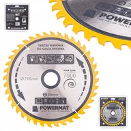 Piły elektryczne - TARCZA WIDIOWA DO DREWNA PIŁY PIŁĄ 210 X 30MM 40Z - miniaturka - grafika 1