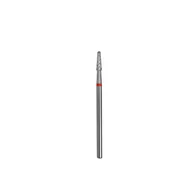 Frezarki do paznokci - Staleks Frez Z Węglika Stożek 2.3x8mm Czerwony - miniaturka - grafika 1