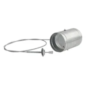 Rury i kanały wentylacyjne - Przepustnica okrągła z cięgnem elastycznym PJSS150/C-OC-Silikon Darco - miniaturka - grafika 1