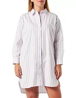 Koszulki i topy damskie - Noa Noa Damski, maleneNN Tops, Art White/Purple, L, Rodzaj biały/fioletowy, L - miniaturka - grafika 1