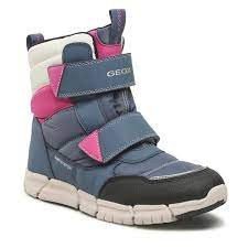 B1A1* J Flexyper B.B Śniegowce Dziecięce Na Rzepy Geox 34