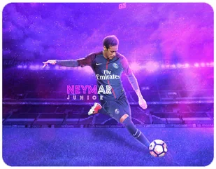PODKŁADKA POD MYSZKĘ NEYMAR Z IMIENIEM 23x19CM DO LAPTOPA - Podkładki pod mysz - miniaturka - grafika 1