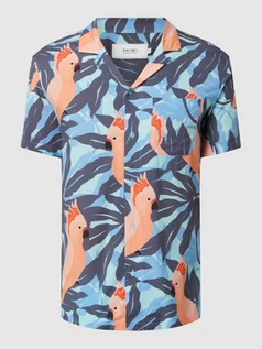 Koszule męskie - Koszula casualowa o kroju slim fit z wiskozy - grafika 1