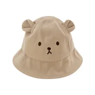 Czapki damskie - Bucket hat kapelusz ochronny czapka dla dziecka miś rybacki na lato wygodny - miniaturka - grafika 1