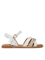 Buty dla dziewczynek - Tommy Hilfiger Sandały T3A2-33779-0273X M Biały - miniaturka - grafika 1