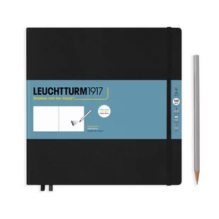 Leuchtturm1917, szkicownik Square, 225x225 mm, czarny - Podobrazia, bloki, papiery - miniaturka - grafika 1