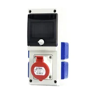 Rozdzielnie elektryczne - Rozdzielnica przenośna 4M 1x16A/5, 4x230V 4DIN - miniaturka - grafika 1