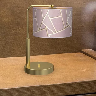 Milagro Lampka nocna ZIGGY PINK Gold/Pink 1xE27 MLP7592 - Lampy stojące - miniaturka - grafika 1