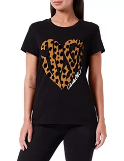 Koszulki i topy damskie - Just Cavalli Koszulka damska, 900 czarny, XL - grafika 1