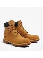 Botki damskie - Timberland Skórzane botki "Premium 6" w kolorze jasnobrązowym - miniaturka - grafika 1