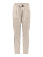 Spodnie damskie - ONLY Spodnie w kolorze beżowym - miniaturka - grafika 1