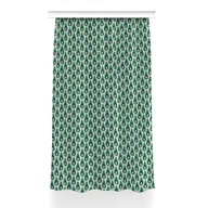 Zasłony - Zasłona przelotki Zielone łezki do salonu 150x240, Fabricsy - miniaturka - grafika 1