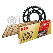Części motocyklowe - Zestaw łańcuchów DID stal 520ERT2 / 98 zapięcie na klips do Suzuki GN L TD 400 ccm rok prod. 1980-1982 - miniaturka - grafika 1
