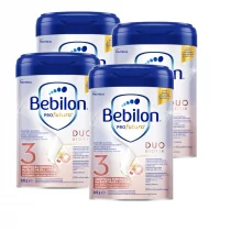 Bebilon Profutura Duobiotik 3 Formuła na bazie mleka po 1. roku życia Zestaw 4 x 800 g - Mleko modyfikowane - miniaturka - grafika 1