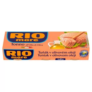 Rio Mare Bolton Tuńczyk w oliwie z oliwek 3 x 80 g - Konserwy i dania rybne - miniaturka - grafika 1