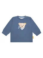 Bluzy i sweterki niemowlęce - Steiff Bluza w kolorze niebieskim - miniaturka - grafika 1