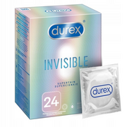 Prezerwatywy - Durex Durex prezerwatywy Invisible dla większej bliskości 24 szt cienkie - miniaturka - grafika 1