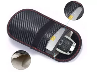 Antykradzieżowe etui x2 na klucze Alogy pokrowiec blokujący sygnał 14x9.5cm - Etui na klucze - miniaturka - grafika 4