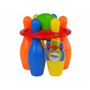 Zabawki zręcznościowe - Import leantoys Zestaw Do Gry w Kręgle 6 szt Kolorowe 26 cm 9280-uniw - miniaturka - grafika 1