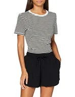 Spodenki damskie - Urban Classics Damskie szorty z wiskozy Resort, krótkie spodnie, luźne szorty, czarny, L - miniaturka - grafika 1