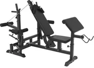 Atlasy do ćwiczeń - Gorilla Sports Uniwersalna stacja siłowa, czarna 100115-00019-0001 - miniaturka - grafika 1