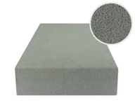 Prześcieradła - Prześcieradło Z Gumką 120X200 Frotte Ciemno Szare - miniaturka - grafika 1