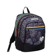 Plecaki szkolne i tornistry - Harry Potter Plecak szkolny z podwójną komorą - kieszeń na butelkę, plecak szkolny dla dzieci - Maxi - WIZARDING WORLD, Wielokolorowy, Taglia unica, Plecaki tornistry - miniaturka - grafika 1