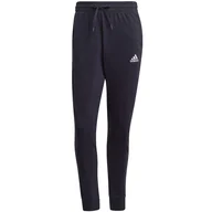 Spodnie męskie - Spodnie męskie adidas Essentials Single granatowe GK9259-S - miniaturka - grafika 1