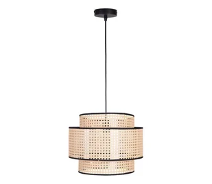 Żyrandol na lince TAKARA 1xE27/20W/230V śr. 40 cm beżowy - Lampy sufitowe - miniaturka - grafika 1