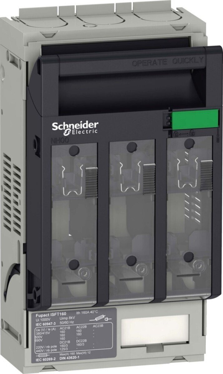 Schneider Electric Rozłącznik mocy 3P 160A Fupact ISFT160FPAV 3P M8 LV480801 LV480801