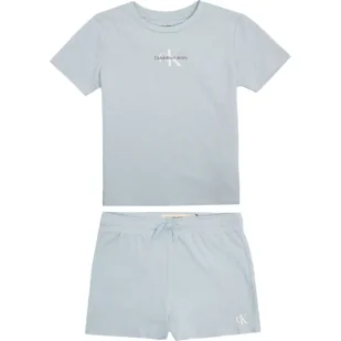 Calvin Klein Jeans Komplet Regular Fit - Dresy i komplety dla dziewczynek - miniaturka - grafika 1
