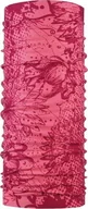 Czapki i chusty sportowe damskie - P.A.C. Komin P.A.C Różowy z motywem Kwiatowym uniwersalny - miniaturka - grafika 1