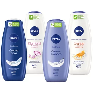 NIVEA żel płyn pod prysznic damski zestaw 4x500ml - Kosmetyki do kąpieli - miniaturka - grafika 1