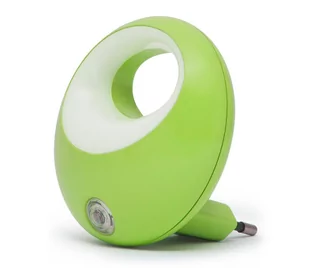 LED Lampka orientacyjna do gniazda z czujnikiem LED/1W/230V zielona - Akcesoria do oświetlenia - miniaturka - grafika 1