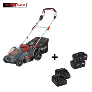 Sterwins 36VLM2-37P.1A 18V 2x4Ah 37.5cm - Kosiarki - miniaturka - grafika 1