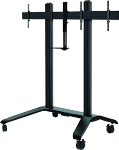 B-Tech Uniwersalny wózek na dwa monitory VESA 600 x 400 BT8516/BB - Uchwyty do monitorów - miniaturka - grafika 1