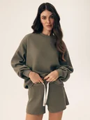 Dresy damskie - Komplet damski Rumi Esotiq khaki M - miniaturka - grafika 1