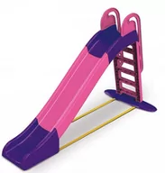 Place zabaw - Doloni Doloni zjeżdżalnia 243 cm różowo fioletowa - miniaturka - grafika 1