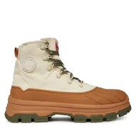 Buty zimowe męskie - Kozaki Hunter HFRW0052251 Écru - miniaturka - grafika 1